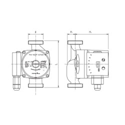 PERFEXIM POMPA OBIEGOWA PERFEKT SYSTEM DO INSTALACJI C.O. PODŁOGOWEGO, STEROWANA ELEKTRONICZNIE PHA-602/P 31-602-0001-000